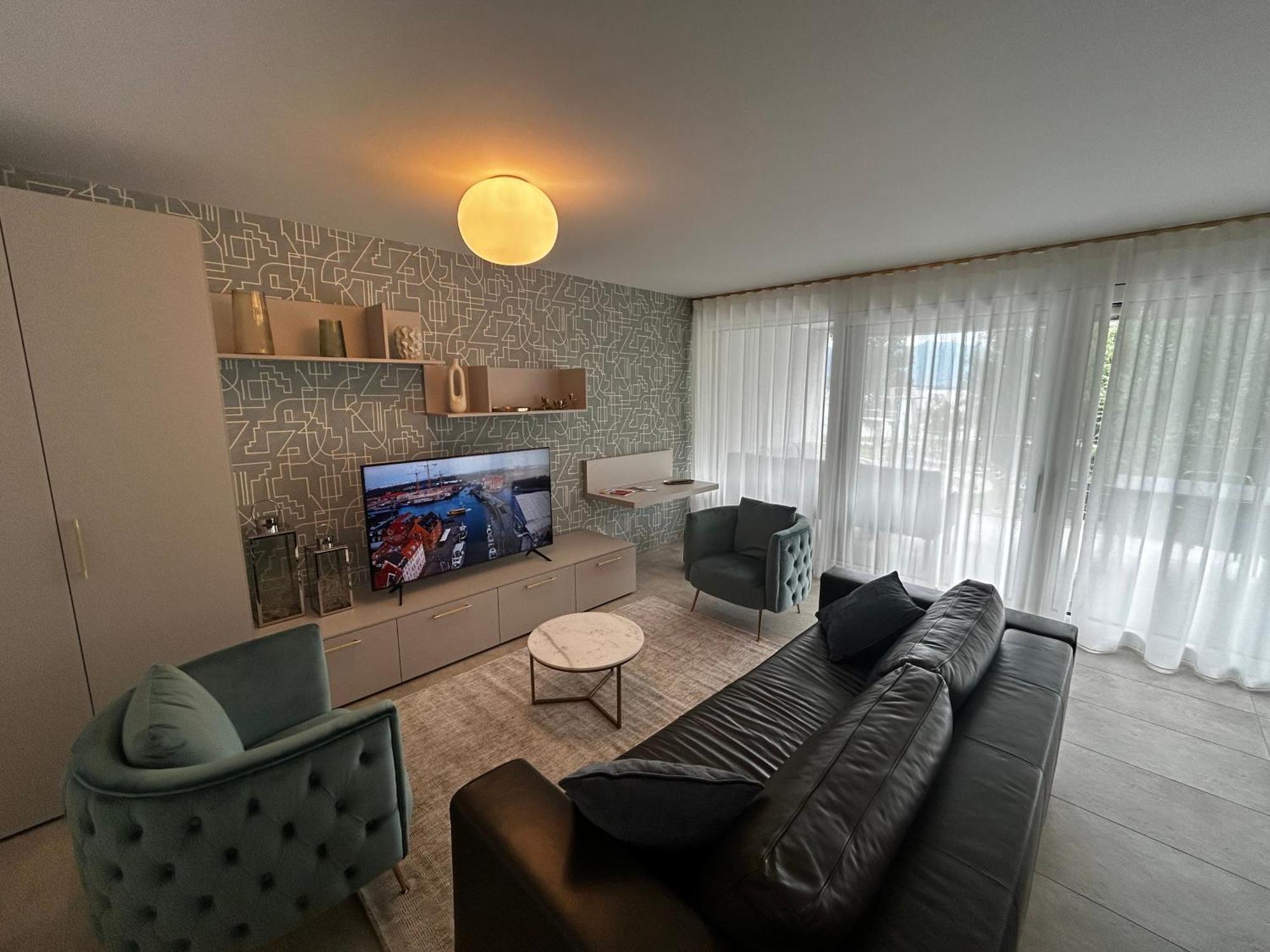 Family Apartment, Near The Beach Whit Private Park Locarno Exterior foto